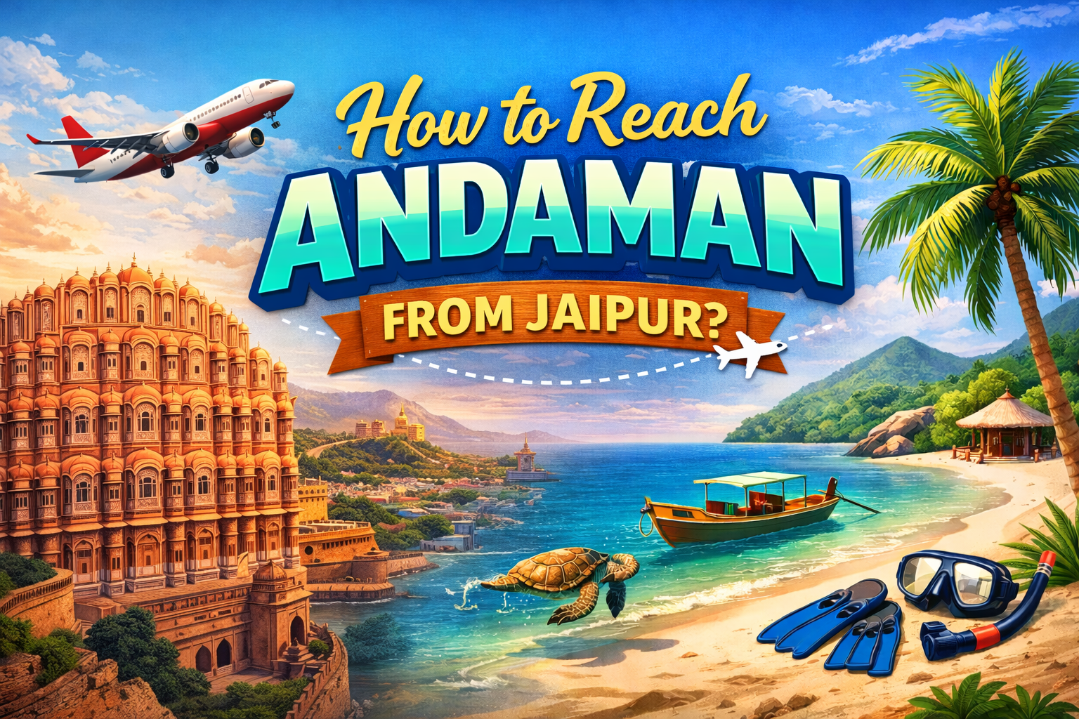 How to Reach Andaman from Jaipur?